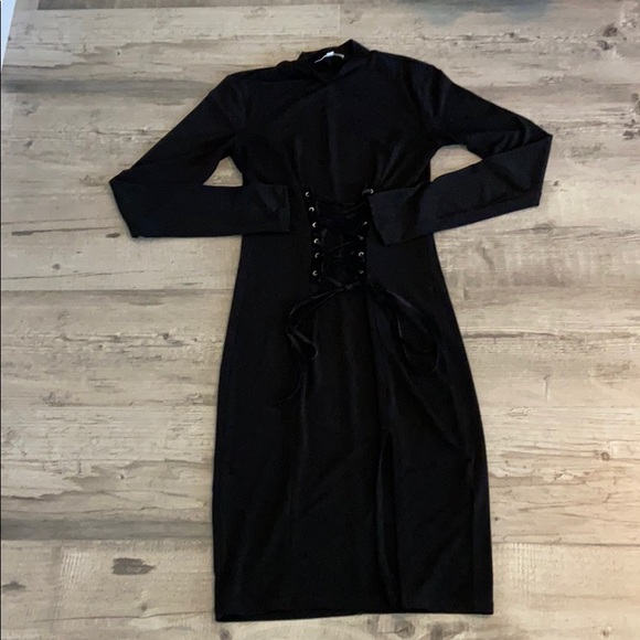 Color Code Long Sleeve Dress - Picture 1 of 4